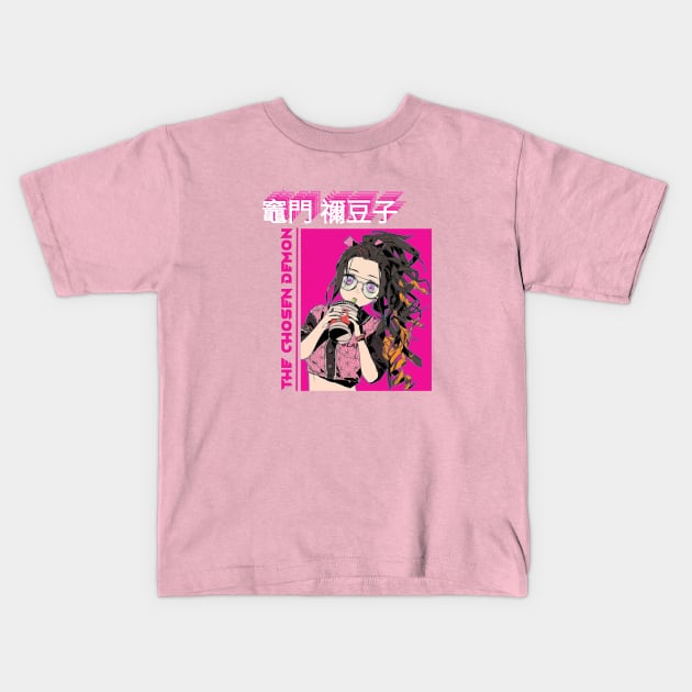 Nezuko T-shirt Kids T-Shirt by FPhouse